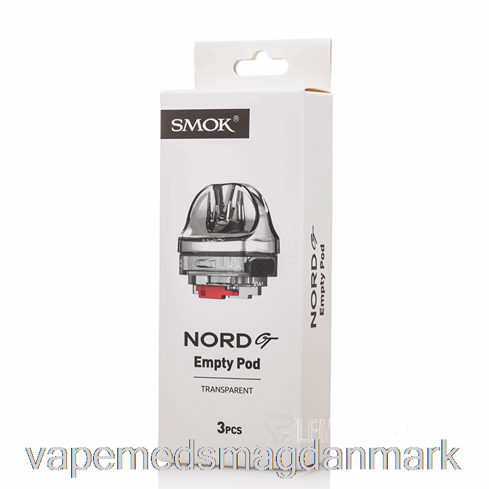 Vape Uden Nikotin Smok Nord Gt Replacement Pods Transparent